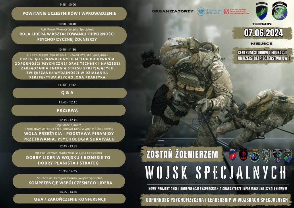 program konferencji zostań żołnierzem 3
