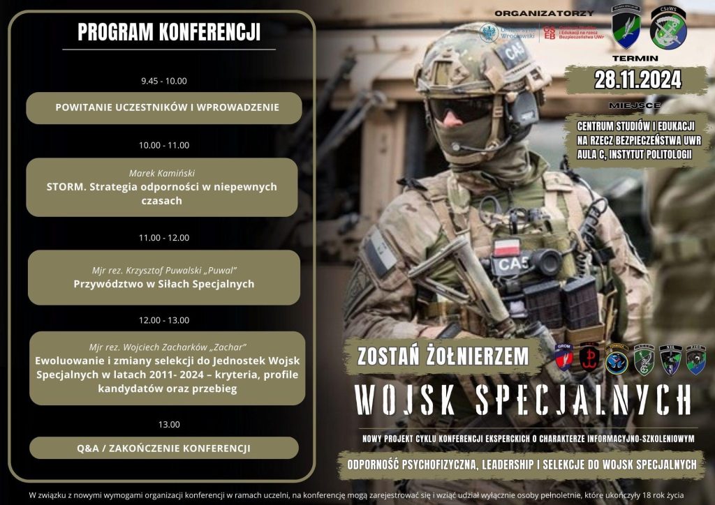 plakat zostań żołnierzem 28.11.2024
