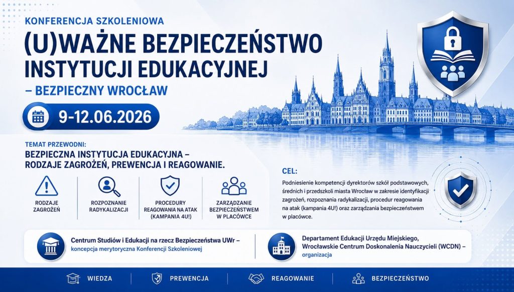 uważne bezpieczeństwo plakat